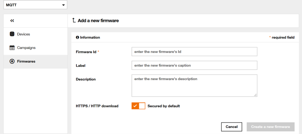 TLS by default for FOTA