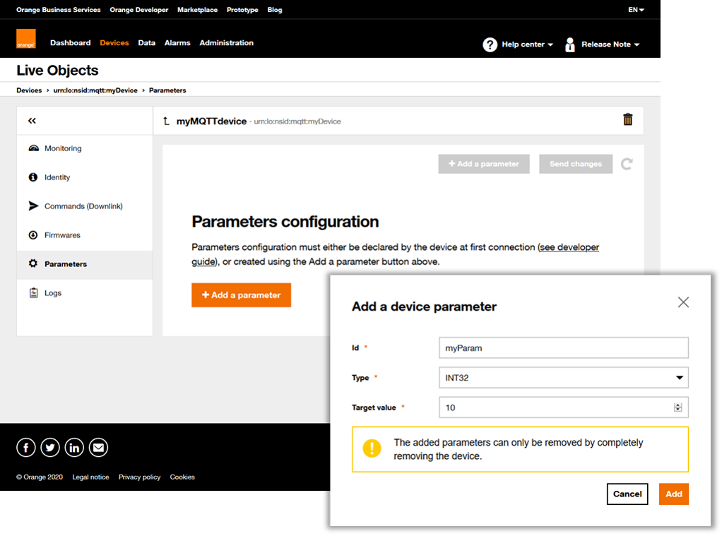 Set parameters for your MQTT devices before initial power up