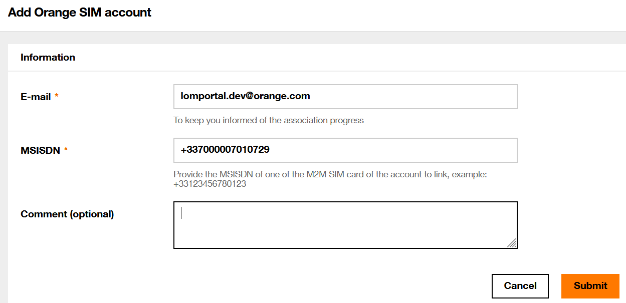 Ease your diagnostics with information from your Orange SIM cards